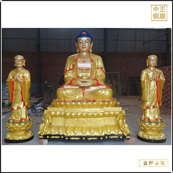 彩繪釋迦牟尼佛銅佛像價格