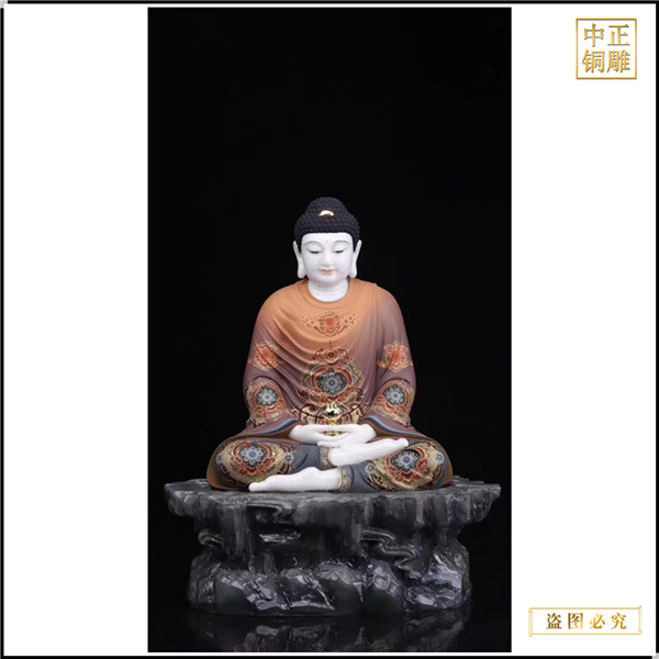 批發(fā)坐像釋迦牟尼佛銅像