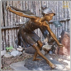 芭蕾舞女孩銅雕塑定制